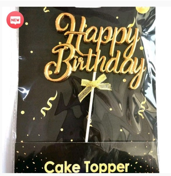 Topper Tort - Happy Birthday